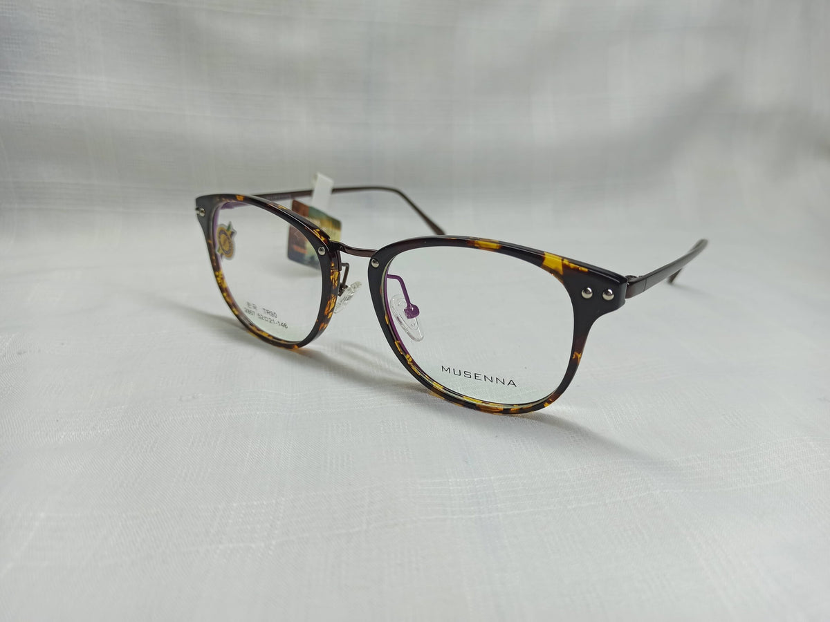 Musenna - EF81 - Leopard Print - Metal Legs - Unisex - Eyewear - CHECKOUT