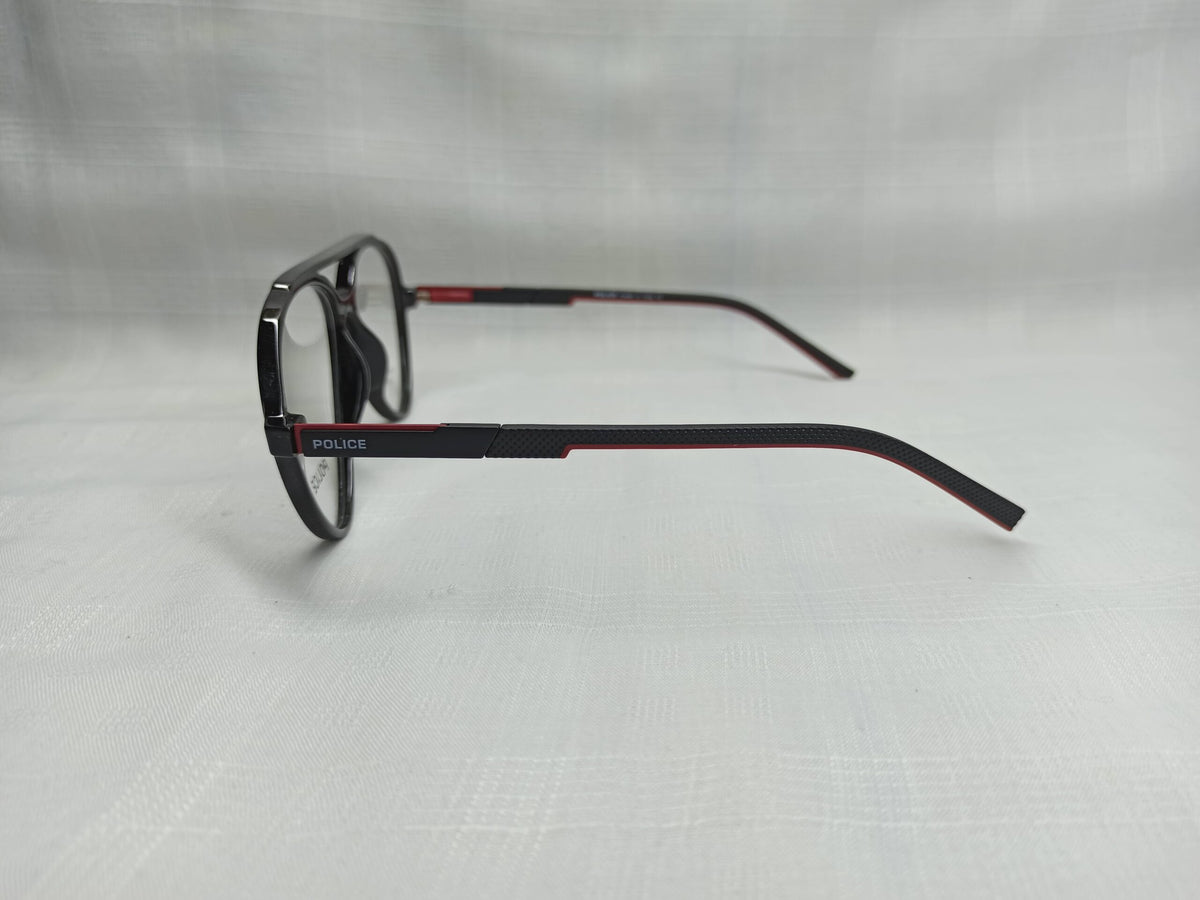 Police - EF83 - Aviator - Red/Black - Men - Eyewear - CHECKOUT