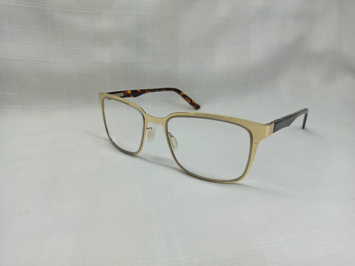 Golden Square - EF71 - Leopard Print Legs - Metal Frame - Unisex - Eyewear - CHECKOUT