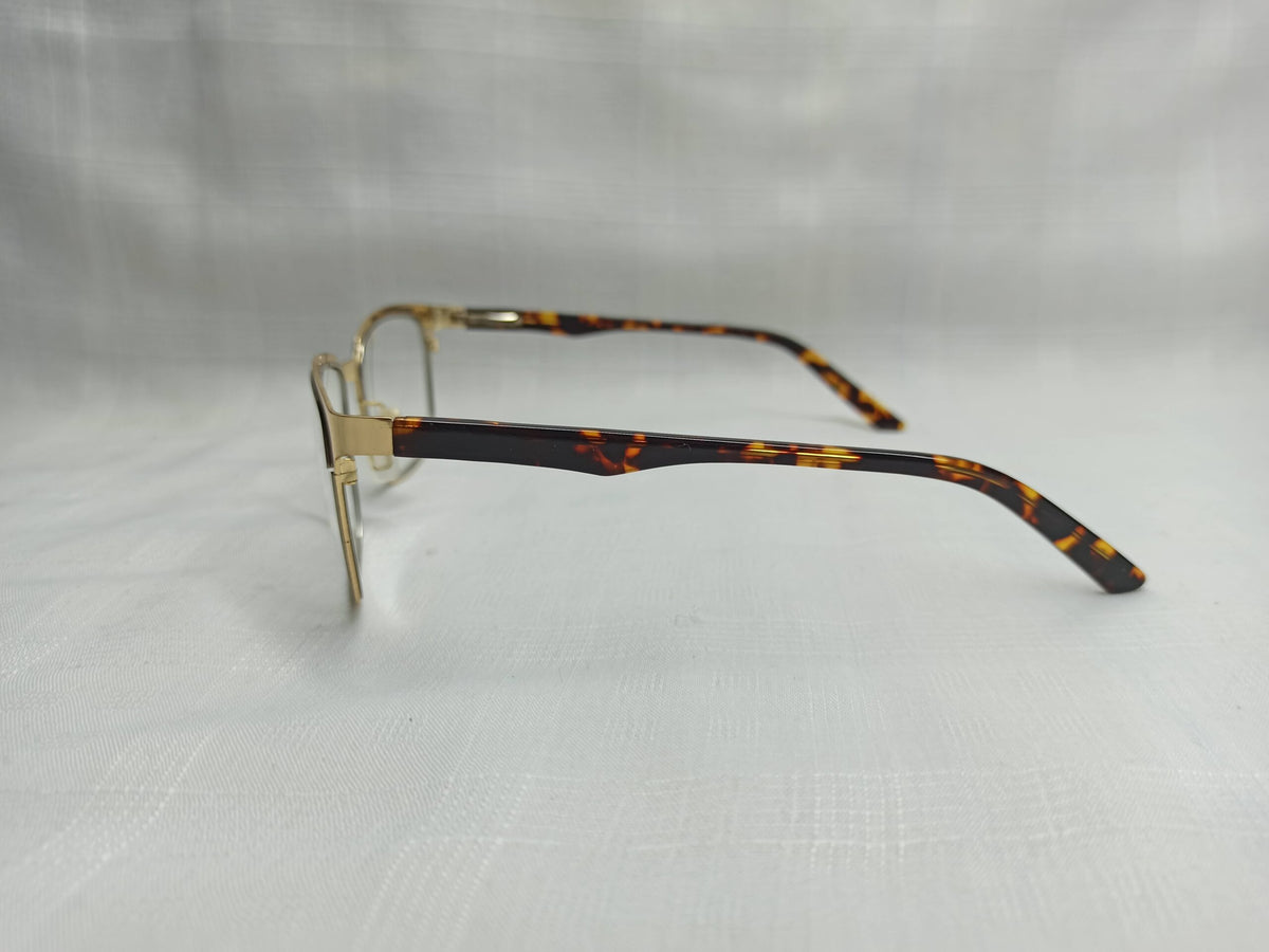 Golden Square - EF71 - Leopard Print Legs - Metal Frame - Unisex - Eyewear - CHECKOUT