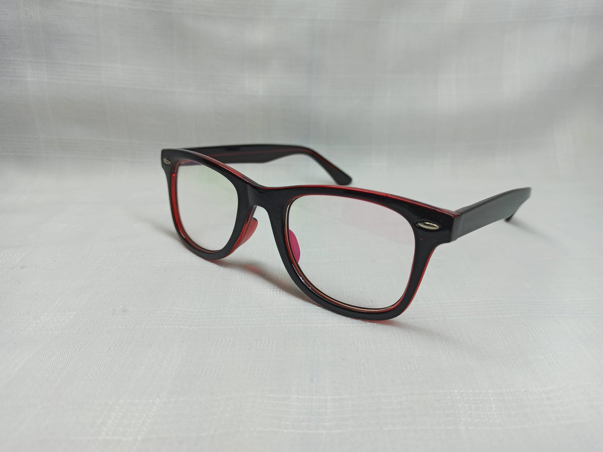 Burgundy Wayfarer - EF91 - Acetate - Men - Eyewear - CHECKOUT