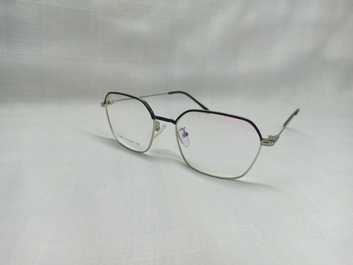 Silver Black Thin Legs - EF73 - Metal Frame - Unisex - Eyewear - CHECKOUT