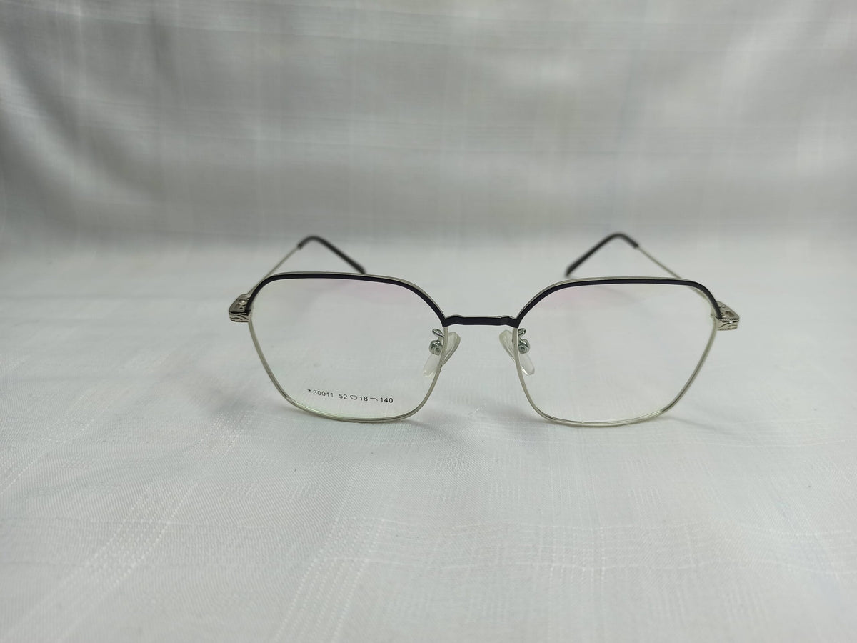 Silver Black Thin Legs - EF73 - Metal Frame - Unisex - Eyewear - CHECKOUT