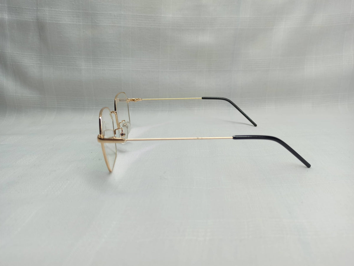 Hexagon Golden Metal - EF112 - Thin Legs - Unisex - Eyewear - CHECKOUT