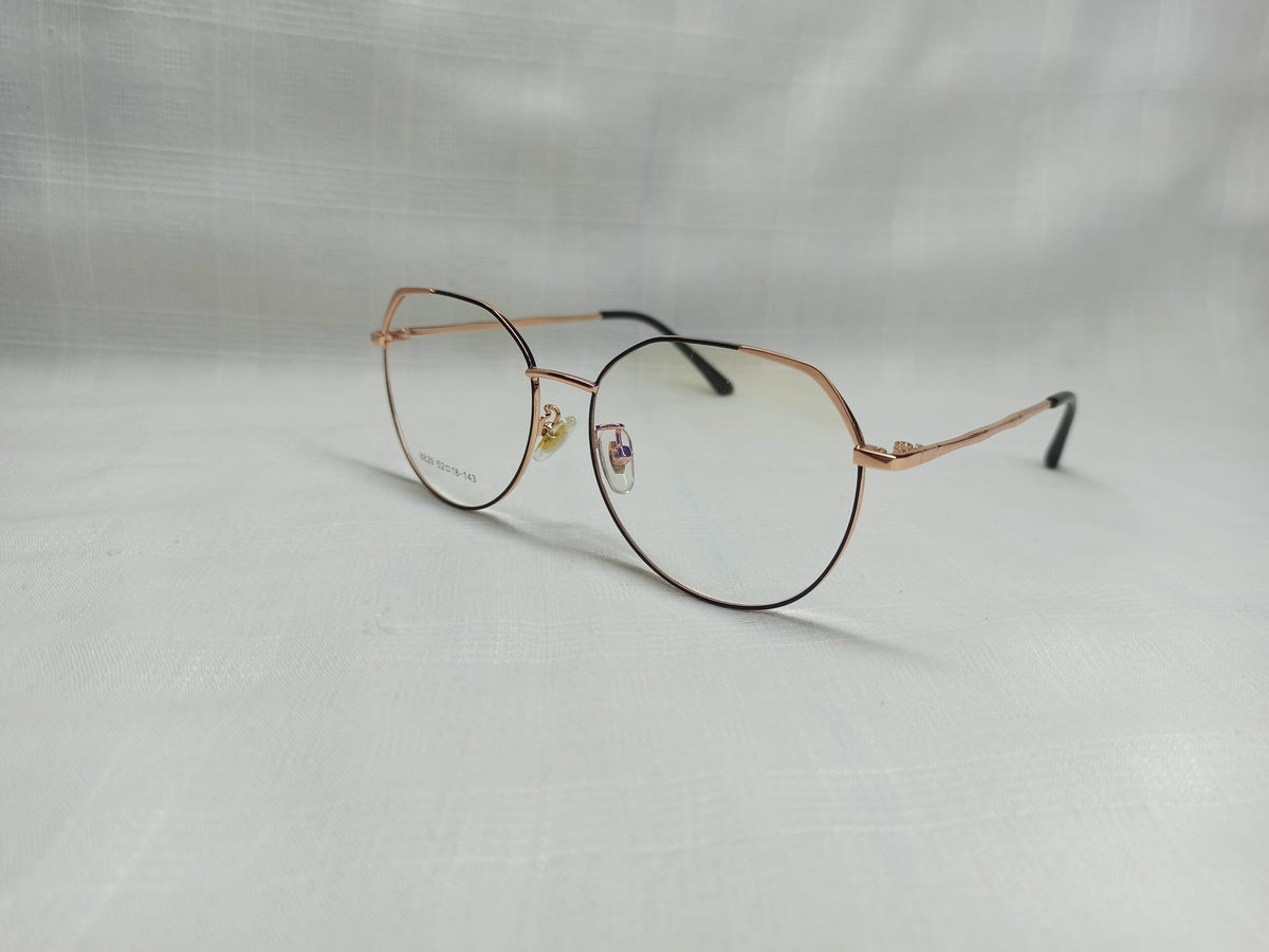 Round Metal Golden/Black - EF119 - Unisex - Eyewear - CHECKOUT