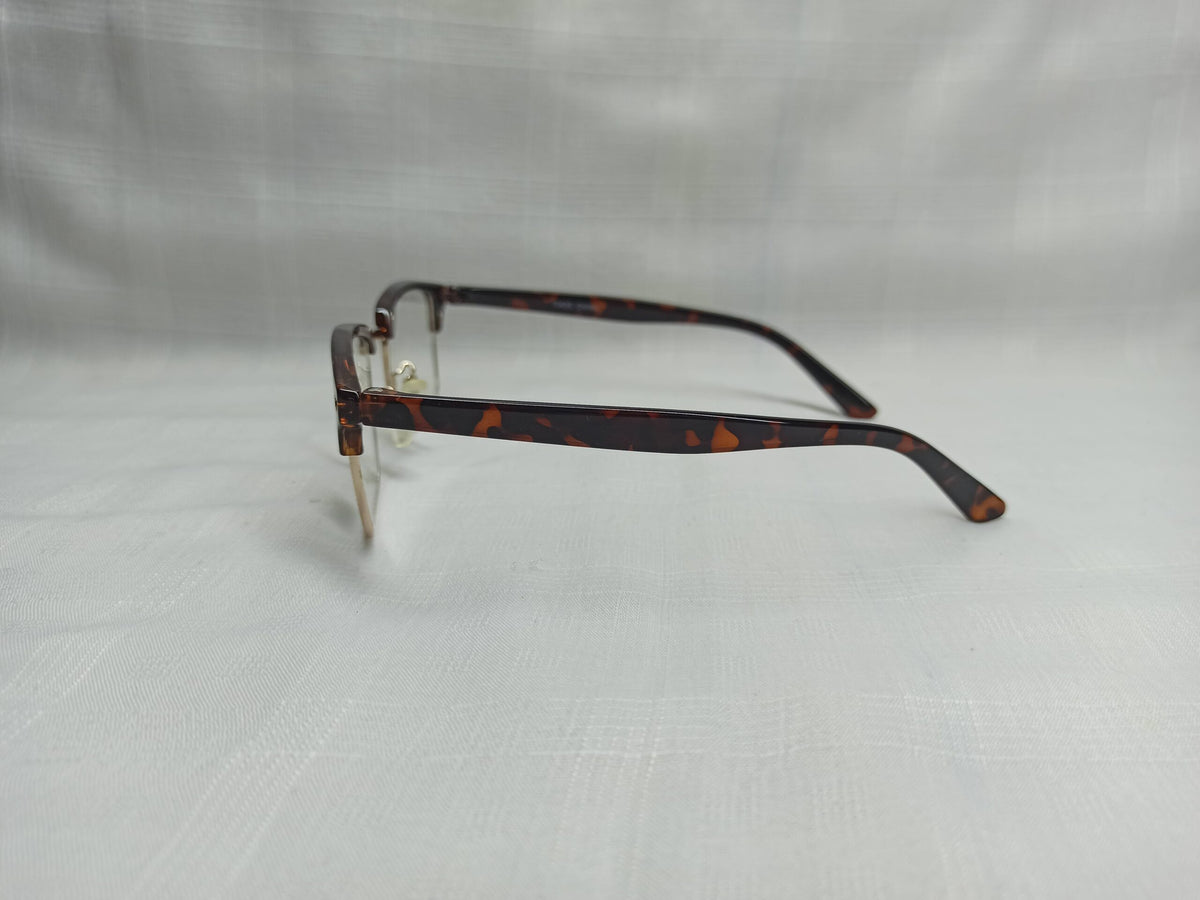 Leopard Print Rectangular - EF122 - Acetate - Unisex - Eyewear - CHECKOUT