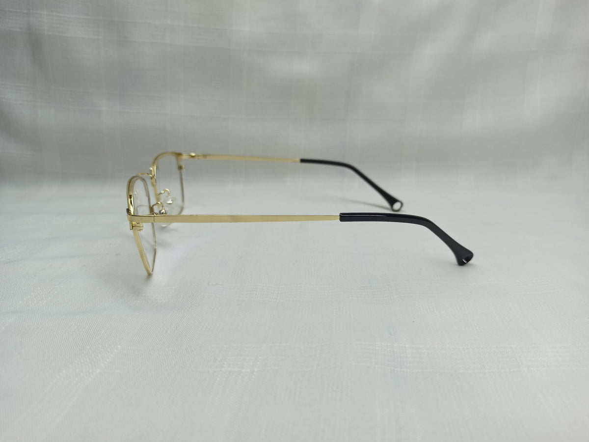 Golden/Black Metal Frame - EF123 - Unisex - Eyewear - CHECKOUT