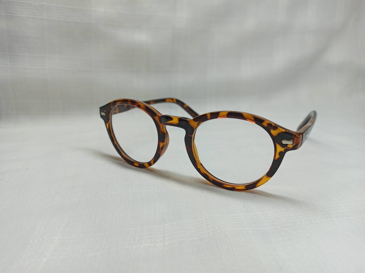 Round Leopard Print - EF138 - Acetate - Women - Eyewear - CHECKOUT
