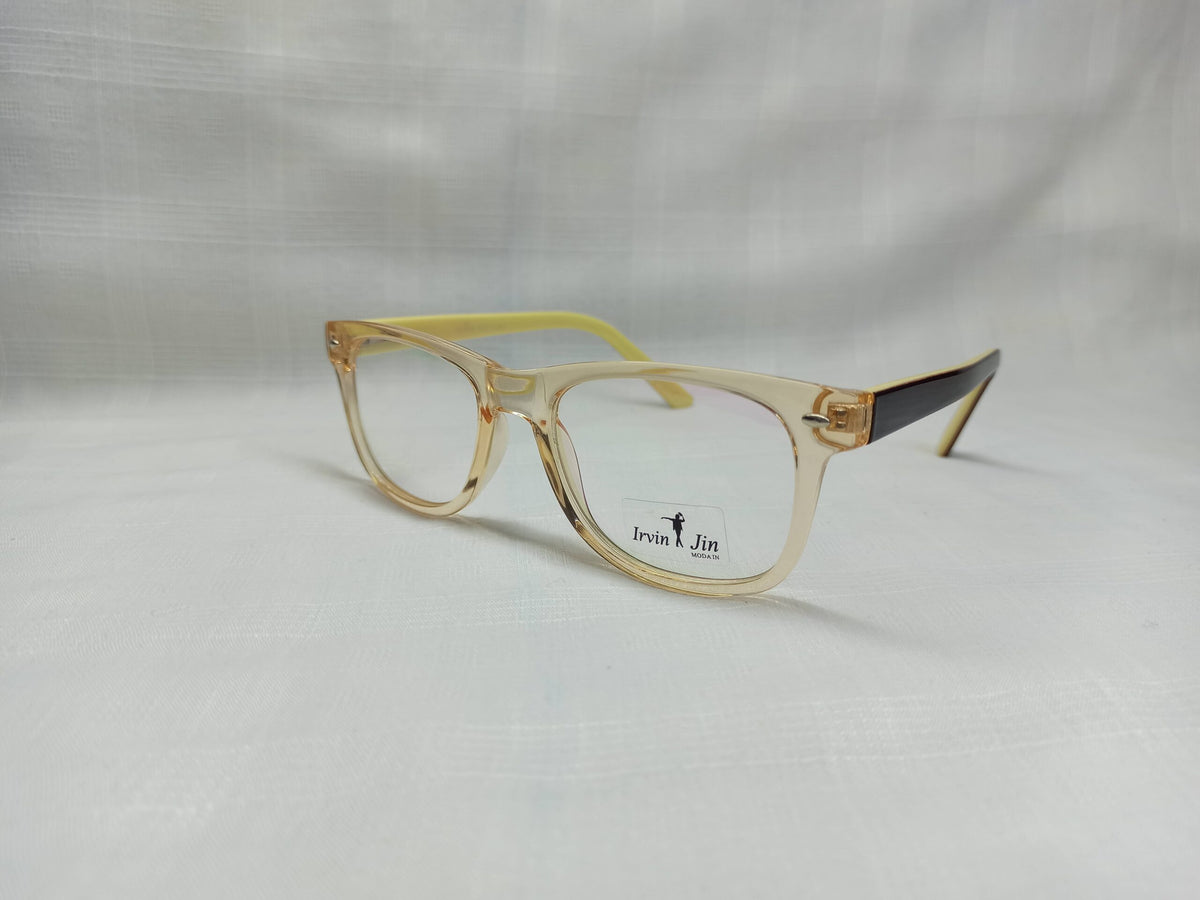 Irvin Jin - EF139 - Translucent Yellow - Women - Eyewear - CHECKOUT