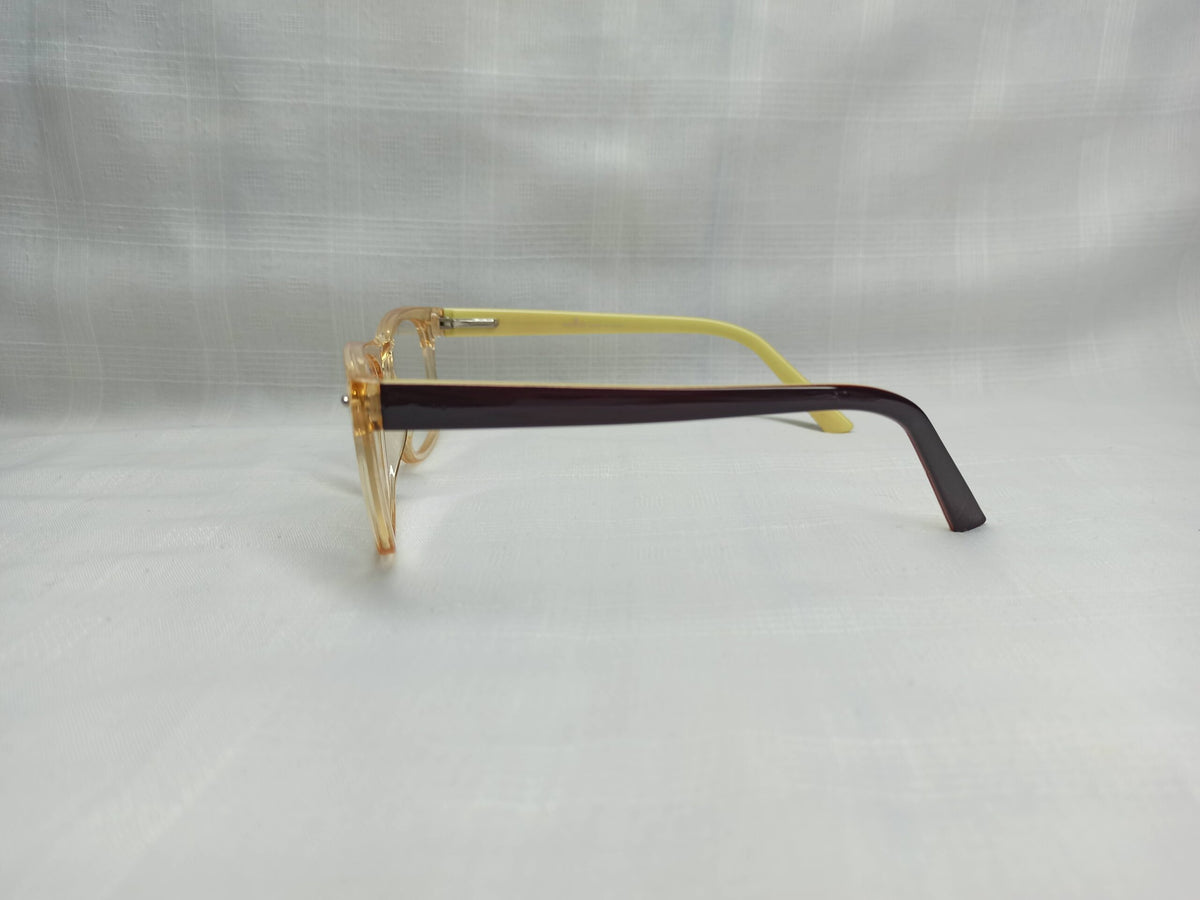Irvin Jin - EF139 - Translucent Yellow - Women - Eyewear - CHECKOUT