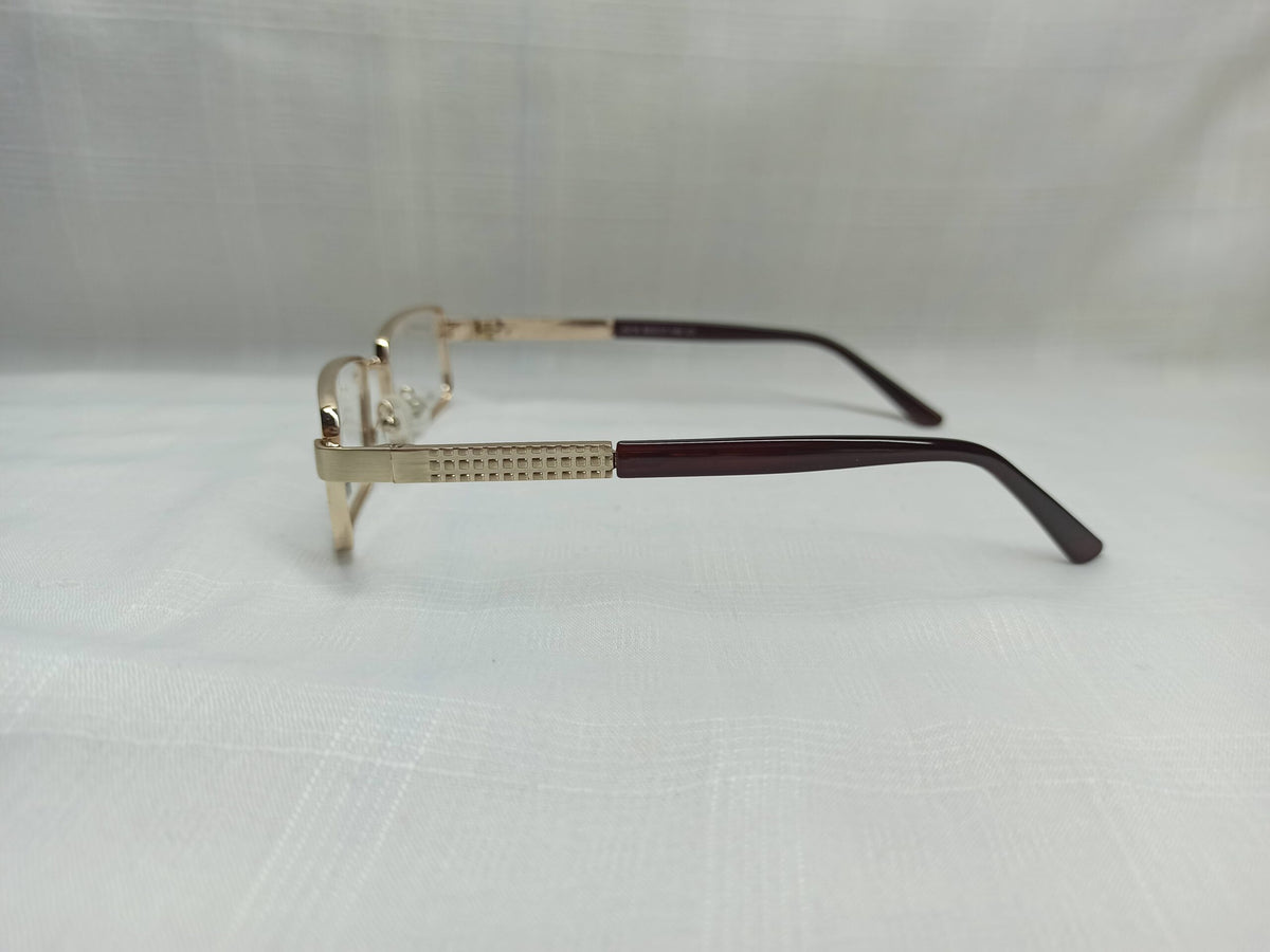 King Ber - EF154 - Metal - Golden/Black - Men - Eyewear - CHECKOUT