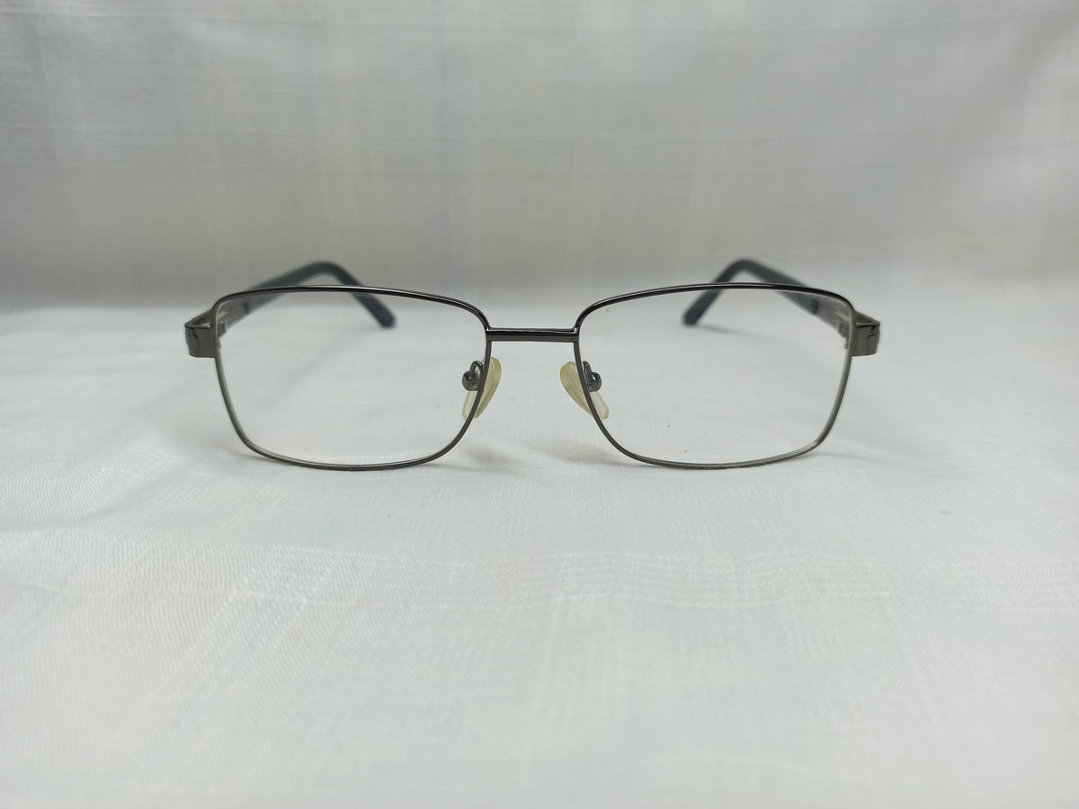 Rectangular Blue/Black - EF159 - Metal - Men - Eyewear - CHECKOUT