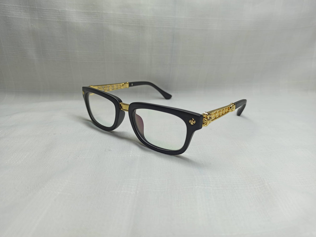Saint Rectangular Gold/Black - EF175 - Unisex - Eyewear - CHECKOUT
