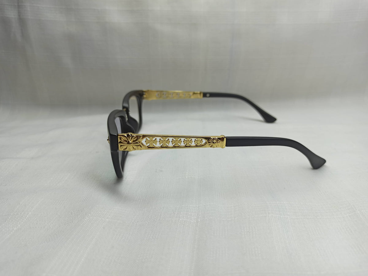 Saint Rectangular Gold/Black - EF175 - Unisex - Eyewear - CHECKOUT