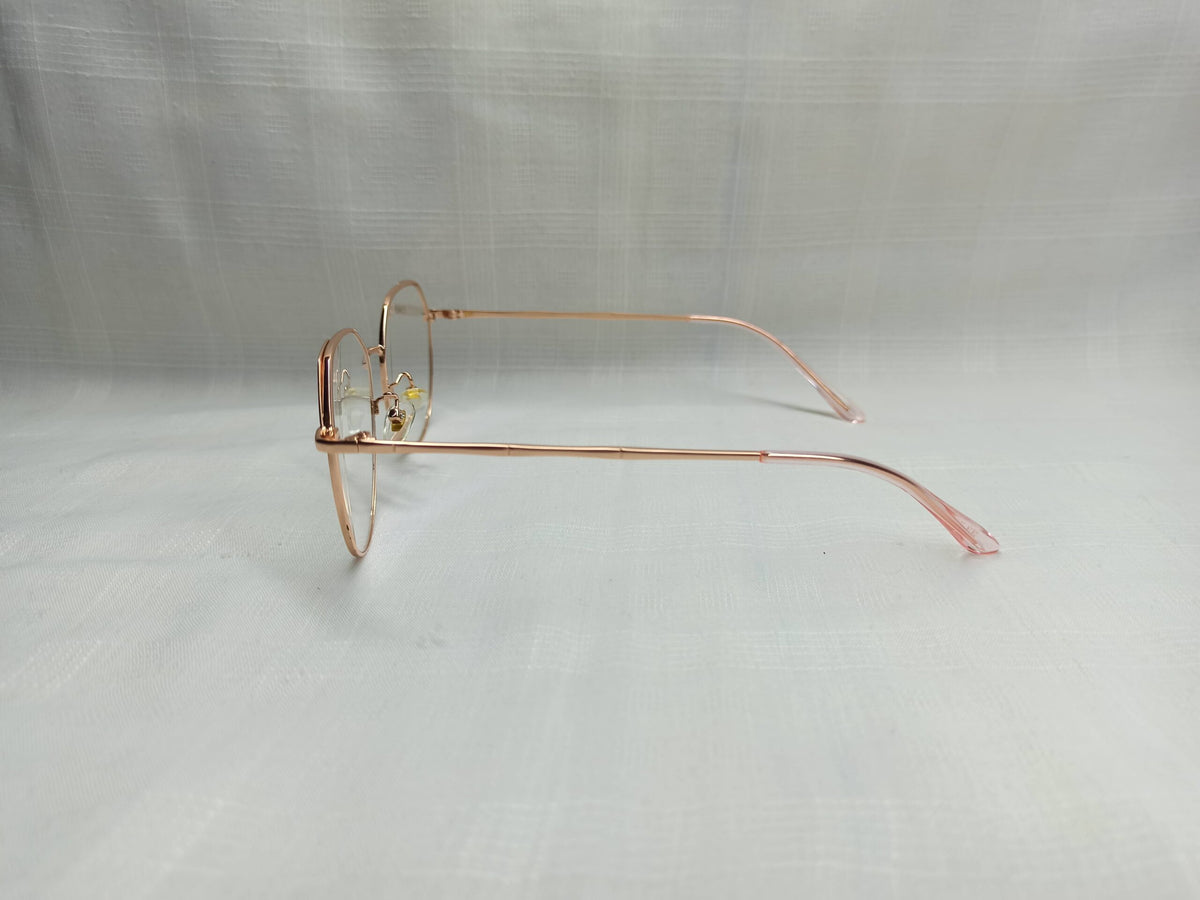 Geometric Rose Gold - EF178 - Metal - Women - Eyewear - CHECKOUT