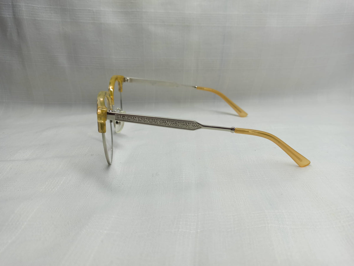 Round Cheetah Print/Silver - EF180 - Metal Legs - Women - Eyewear - CHECKOUT