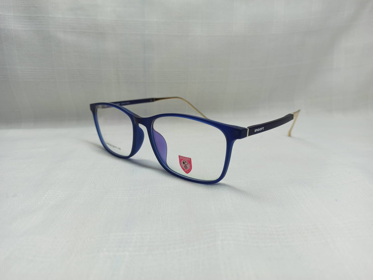 Snoopy - EF189 - Blue - Rectangular - Unisex - Eyewear - CHECKOUT