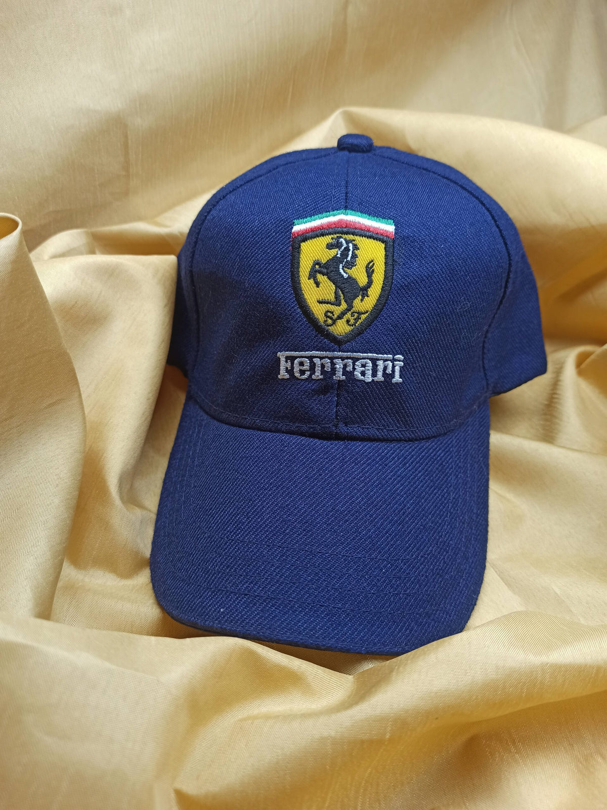 Ferrari - Cap - High Quality - Adjustable - Blue - Unisex - CHECKOUT