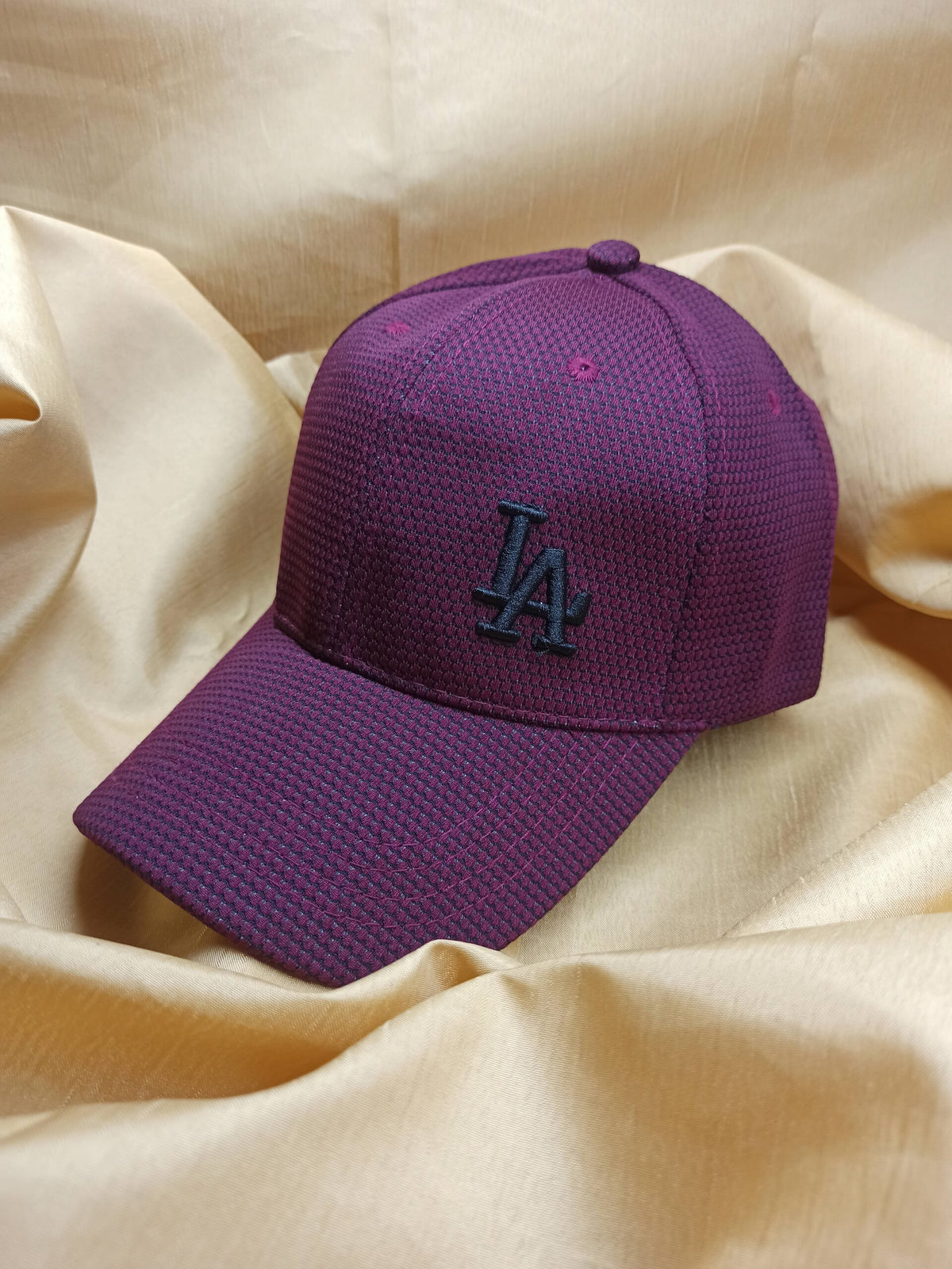 LA – Cap – Adjustable – Burgundy/Black – Unisex - CHECKOUT