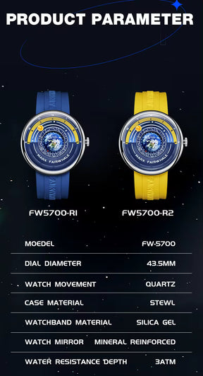 Mark FairWhale – Original – FW-5700 - Quartz - 43.5mm - Men's Watch