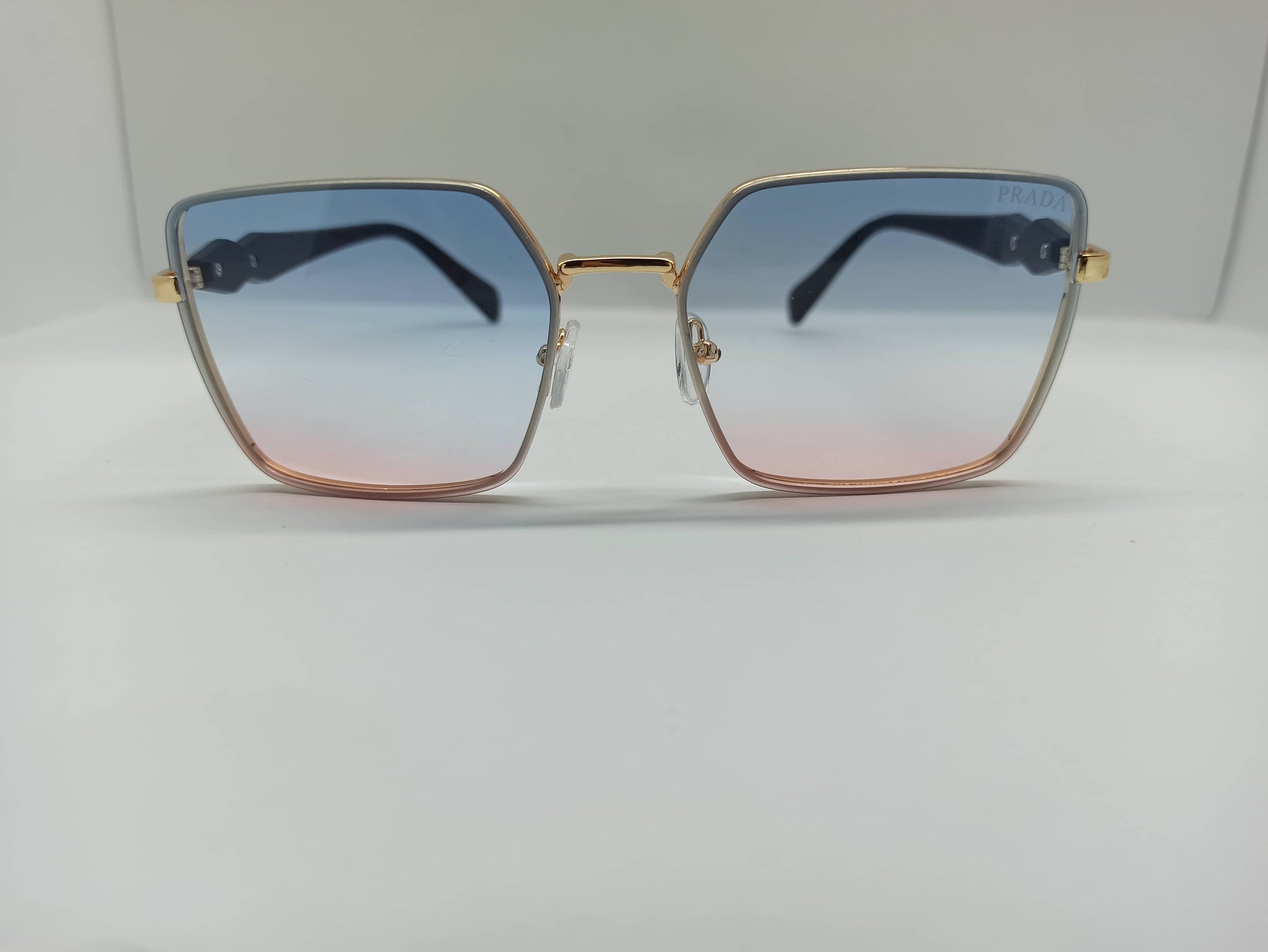 Prada - SG278 - Metal Frame - Polycarbonate Lens - Two Tone Lens - Premium Sunglass - CHECKOUT
