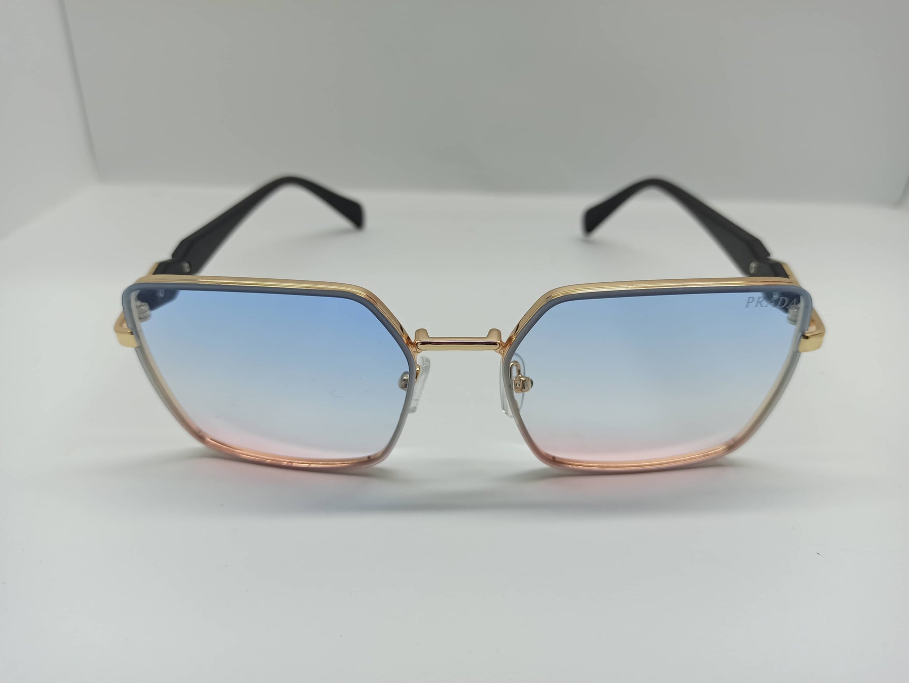 Prada - SG278 - Metal Frame - Polycarbonate Lens - Two Tone Lens - Premium Sunglass - CHECKOUT