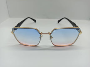 Prada - SG278 - Metal Frame - Polycarbonate Lens - Two Tone Lens - Premium Sunglass - CHECKOUT