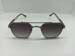 Cartier - SG279 - Grey/Black - Metal - Polycarbonate Lens - Purple Lens - Premium Sunglass - CHECKOUT