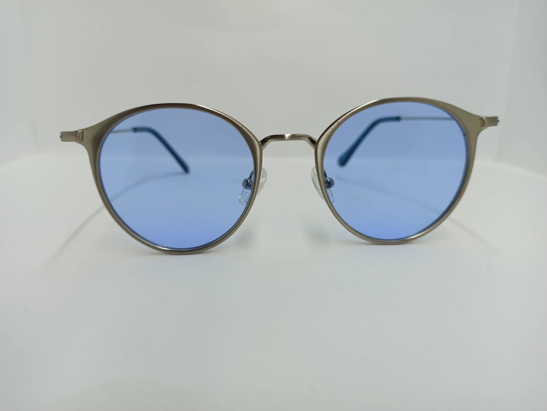Modern Blue Sunglass - SG287 - Metal Legs/Polycarbonate Lens - Women - Budget Sunglass - CHECKOUT