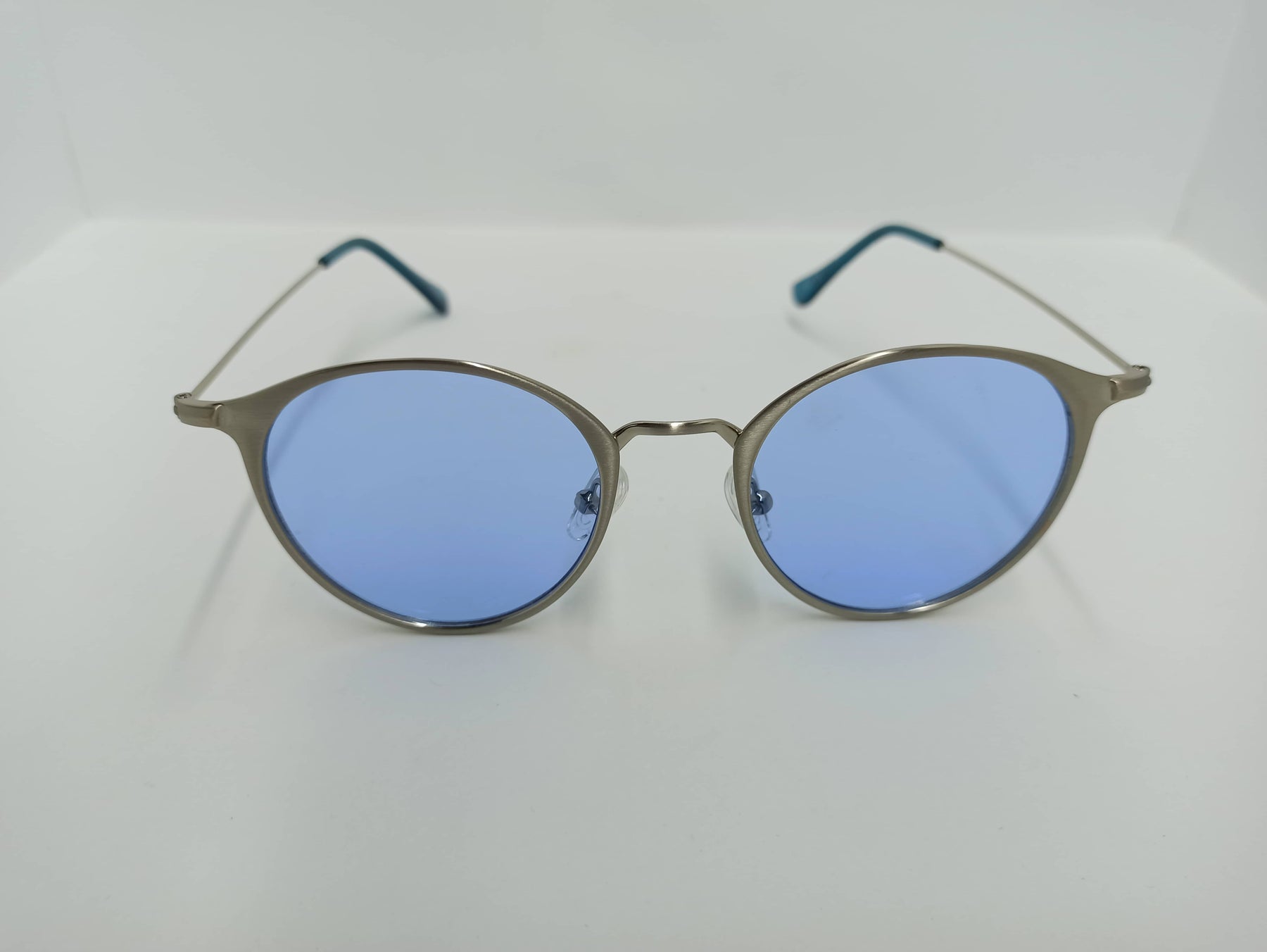 Modern Blue Sunglass - SG287 - Metal Legs/Polycarbonate Lens - Women - Budget Sunglass - CHECKOUT