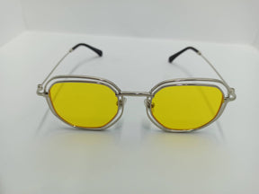 Modern Yellow Sunglass - SG289 - Metal Legs/Polycarbonate Lens - Women - Budget Sunglass - CHECKOUT