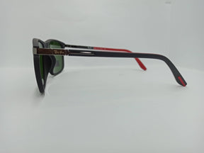 Ray Ban - Sqaure - SG311 - Black/Red - Glass Lens - Sunglass - CHECKOUT