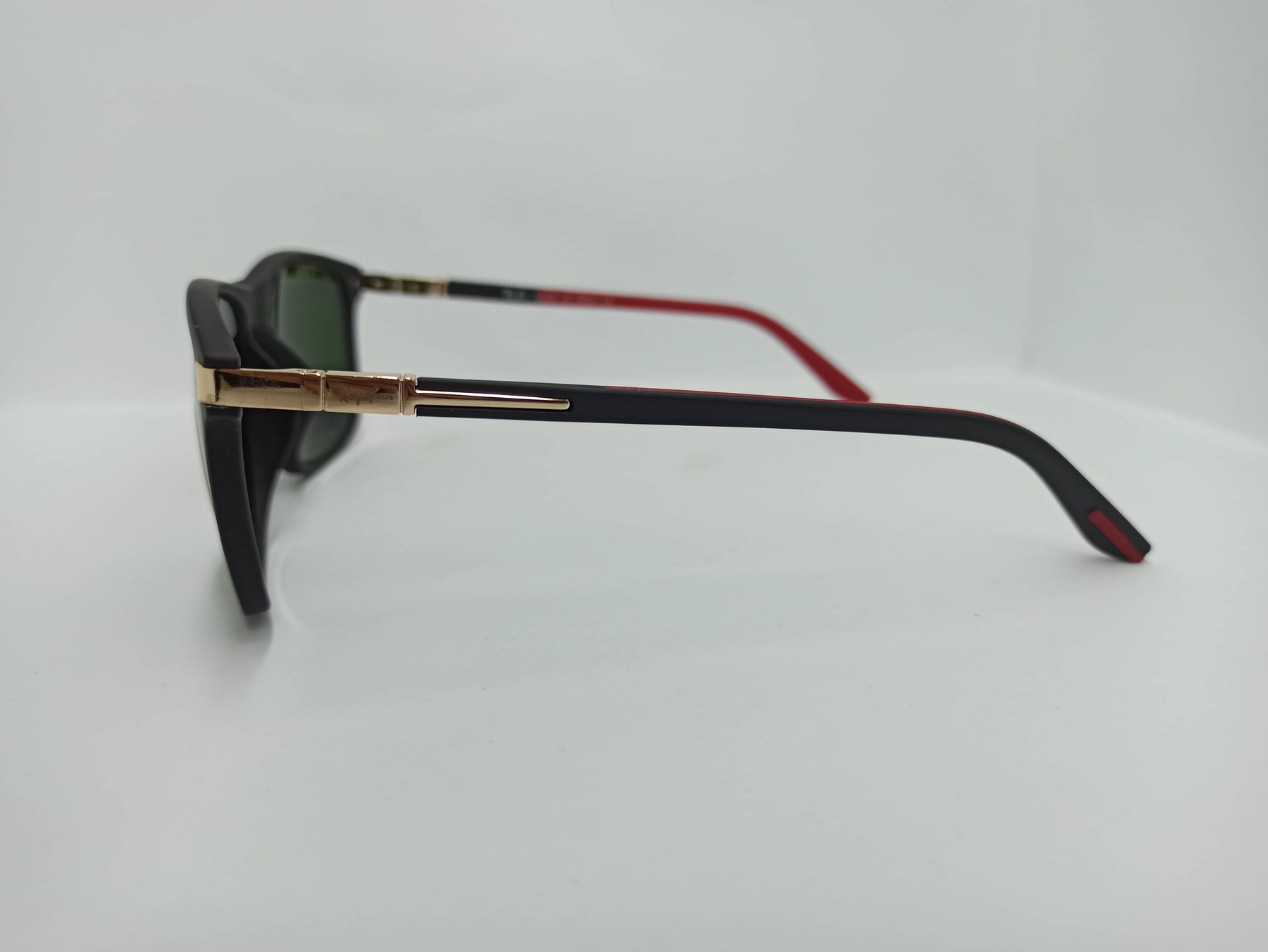 Ray Ban - Sqaure - SG312 - Black/Golden - Glass Lens - Sunglass - CHECKOUT