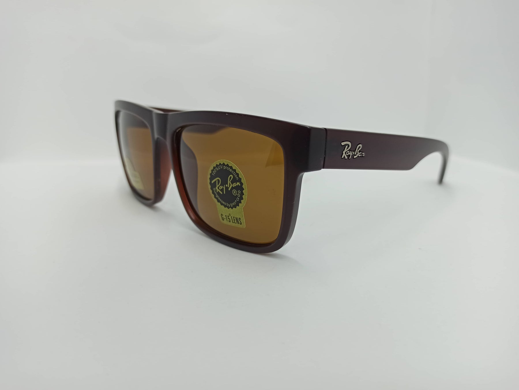 Ray Ban - Square Wayfarer - SG314 - Brown - Glass Lens - Sunglass - CHECKOUT