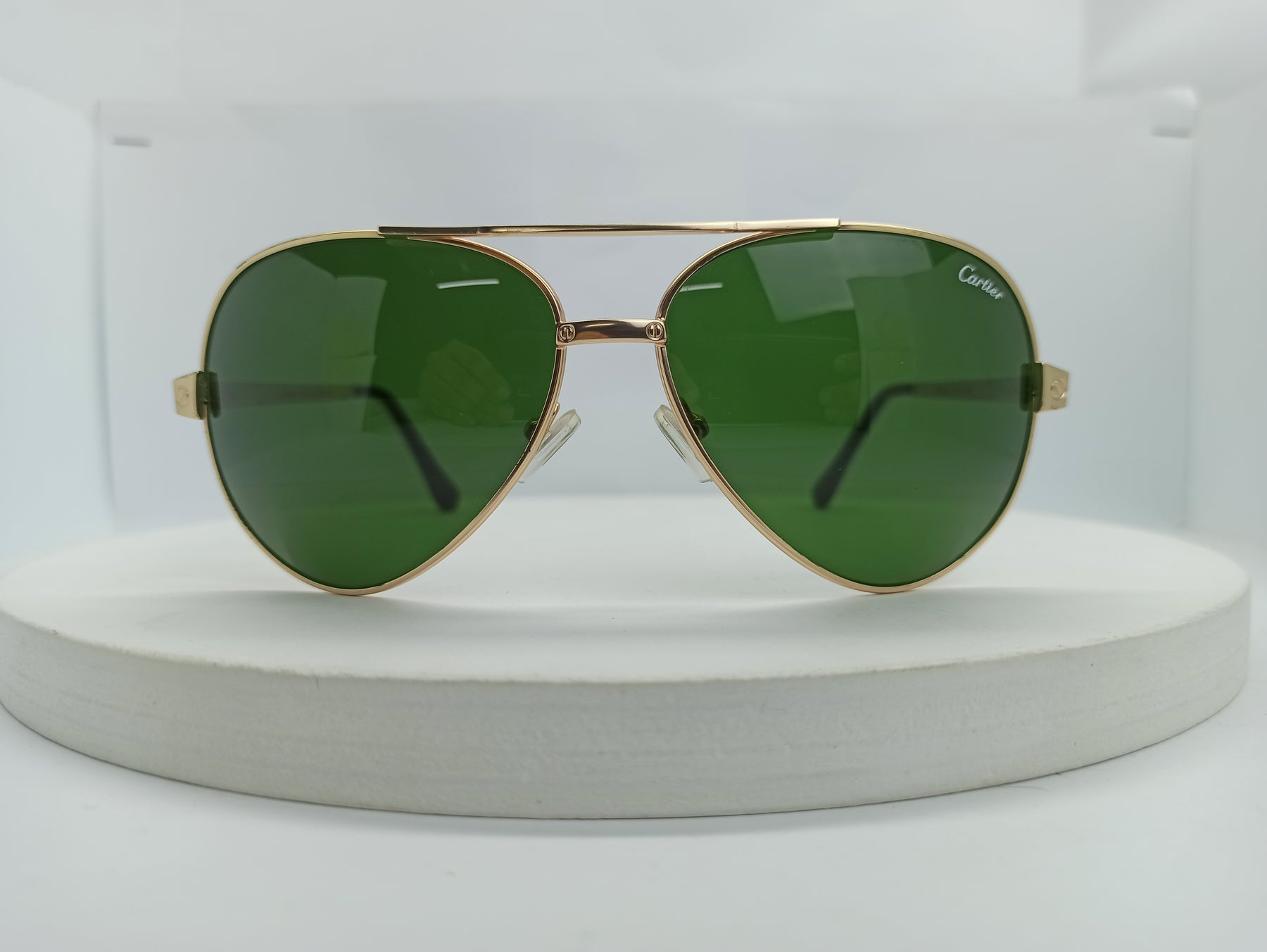 Cartier - SG375 - Master Replica - Glass Lens/Metal Frame - Premium Sunglass