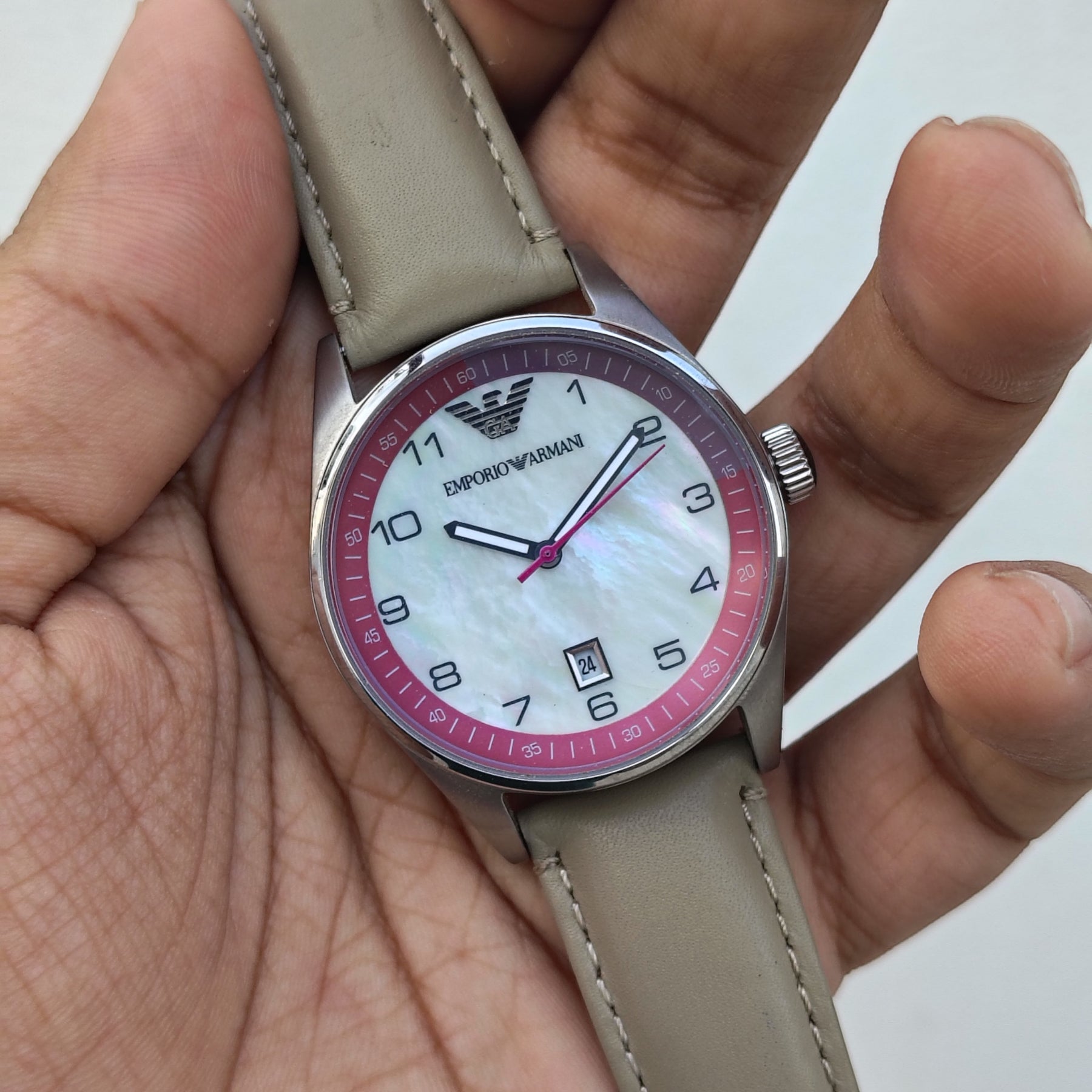 Emporio Armani - Original - AR5880 - Pearl Dial - 38mm - Women's Watch