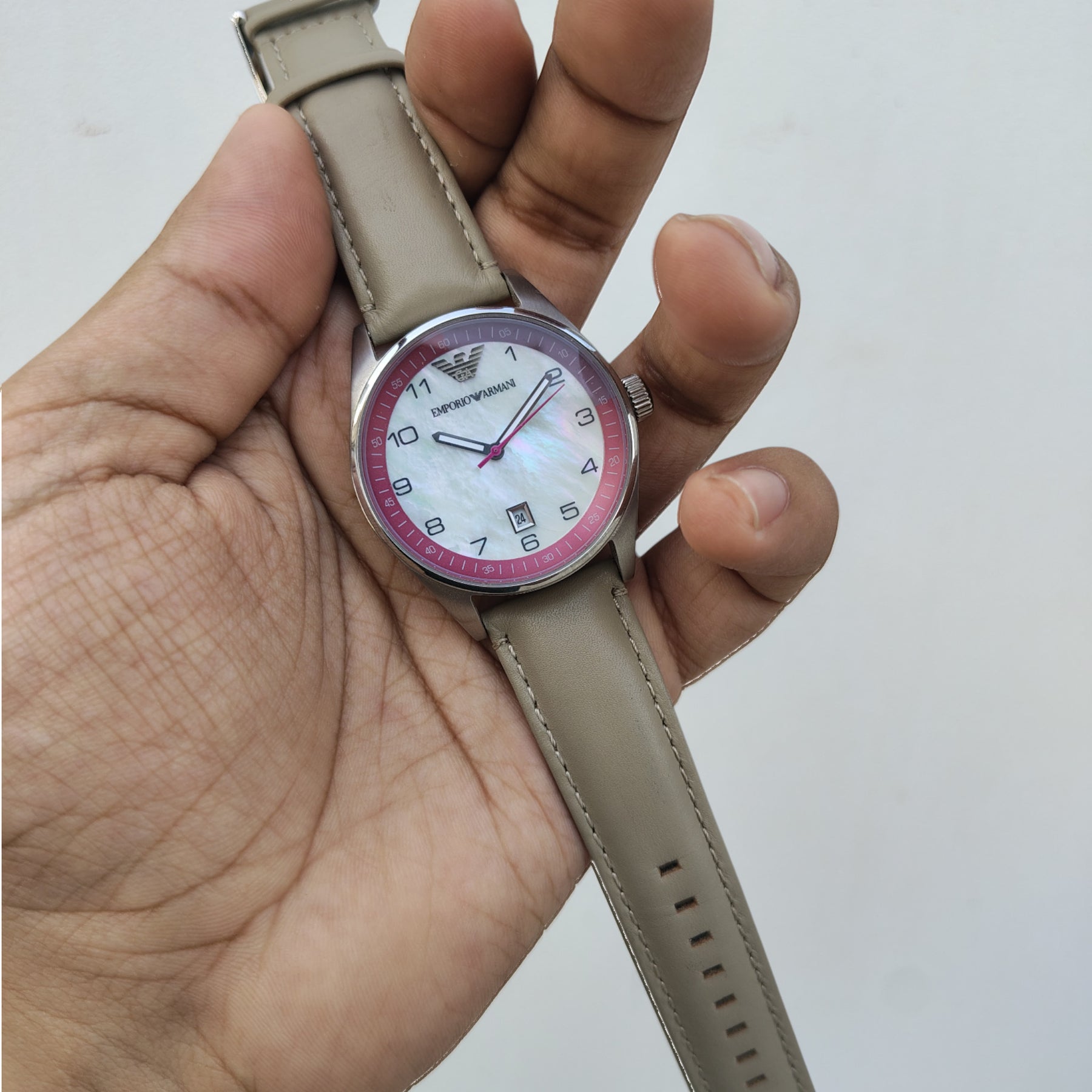 Emporio Armani - Original - AR5880 - Pearl Dial - 38mm - Women's Watch