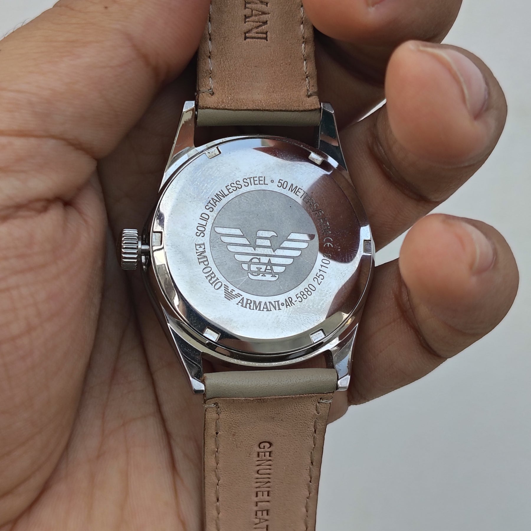 Emporio Armani - Original - AR5880 - Pearl Dial - 38mm - Women's Watch