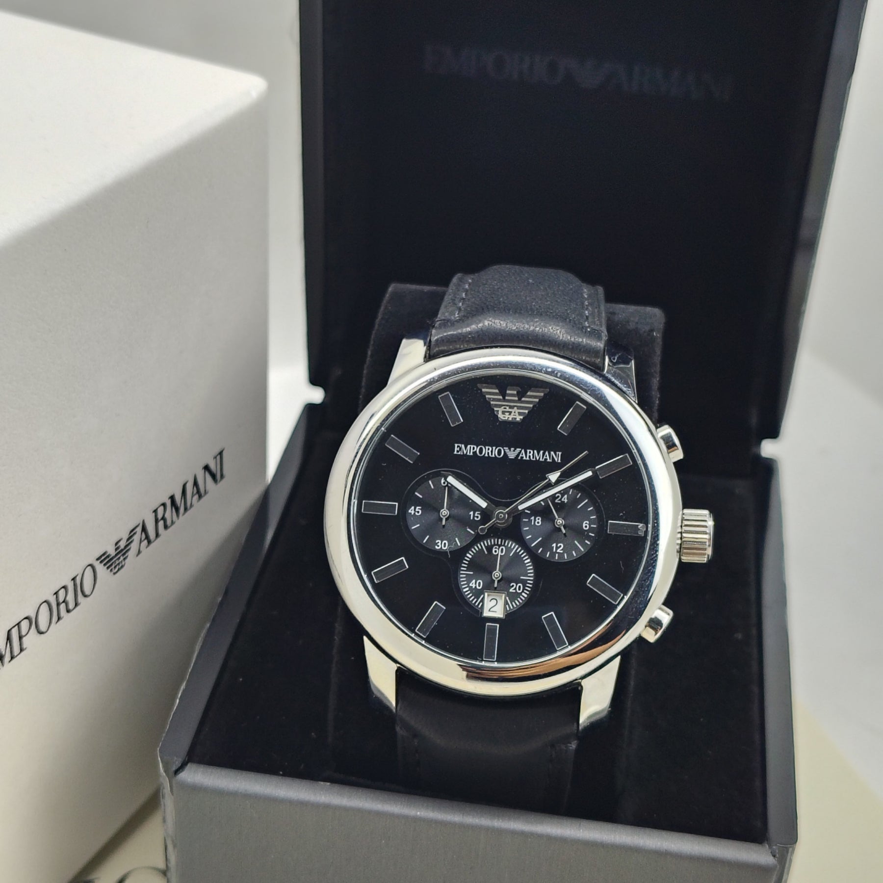 Emporio Armani – Original - AR0431 - Japanese Quartz - 45mm - Men's Watch