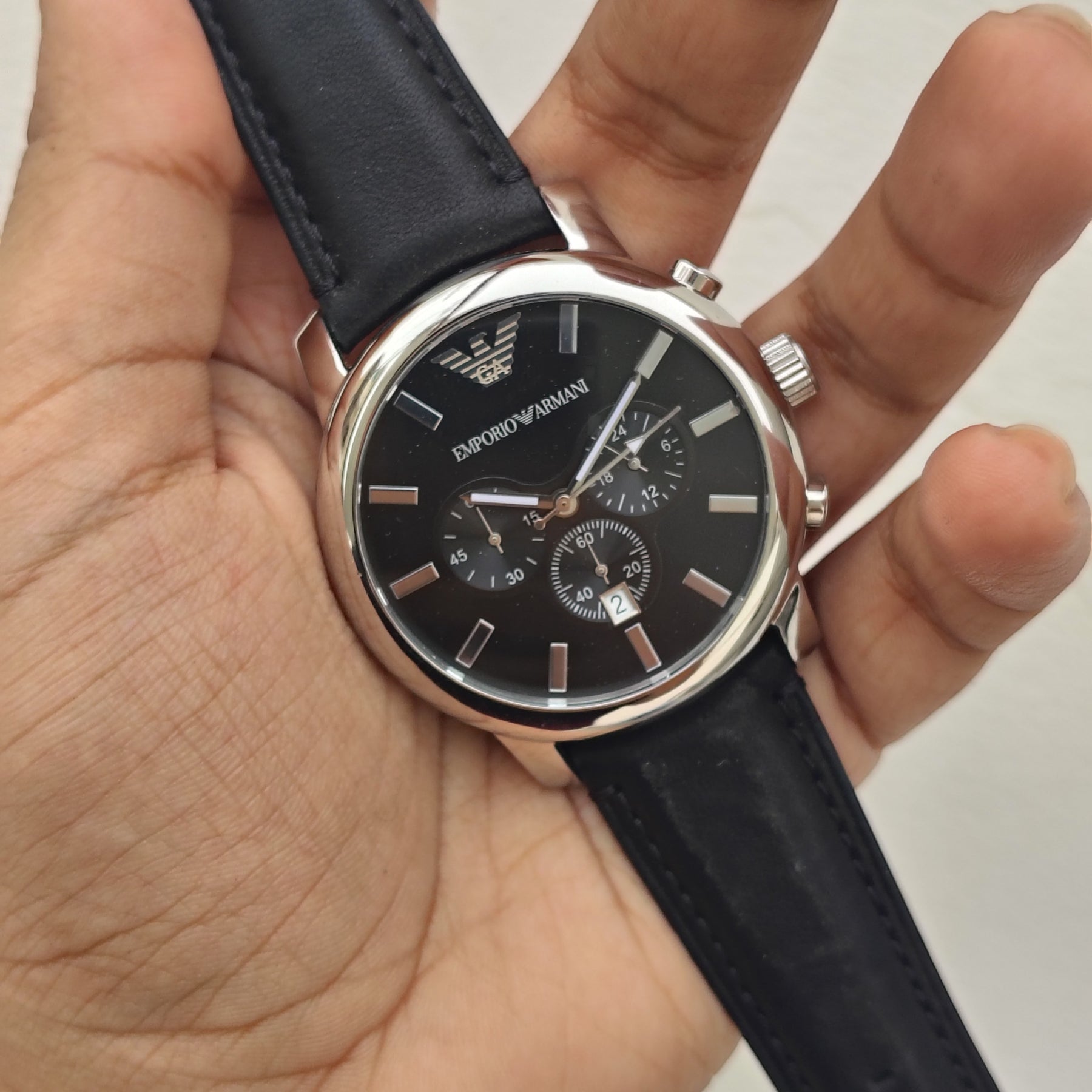 Emporio Armani – Original - AR0431 - Japanese Quartz - 45mm - Men's Watch