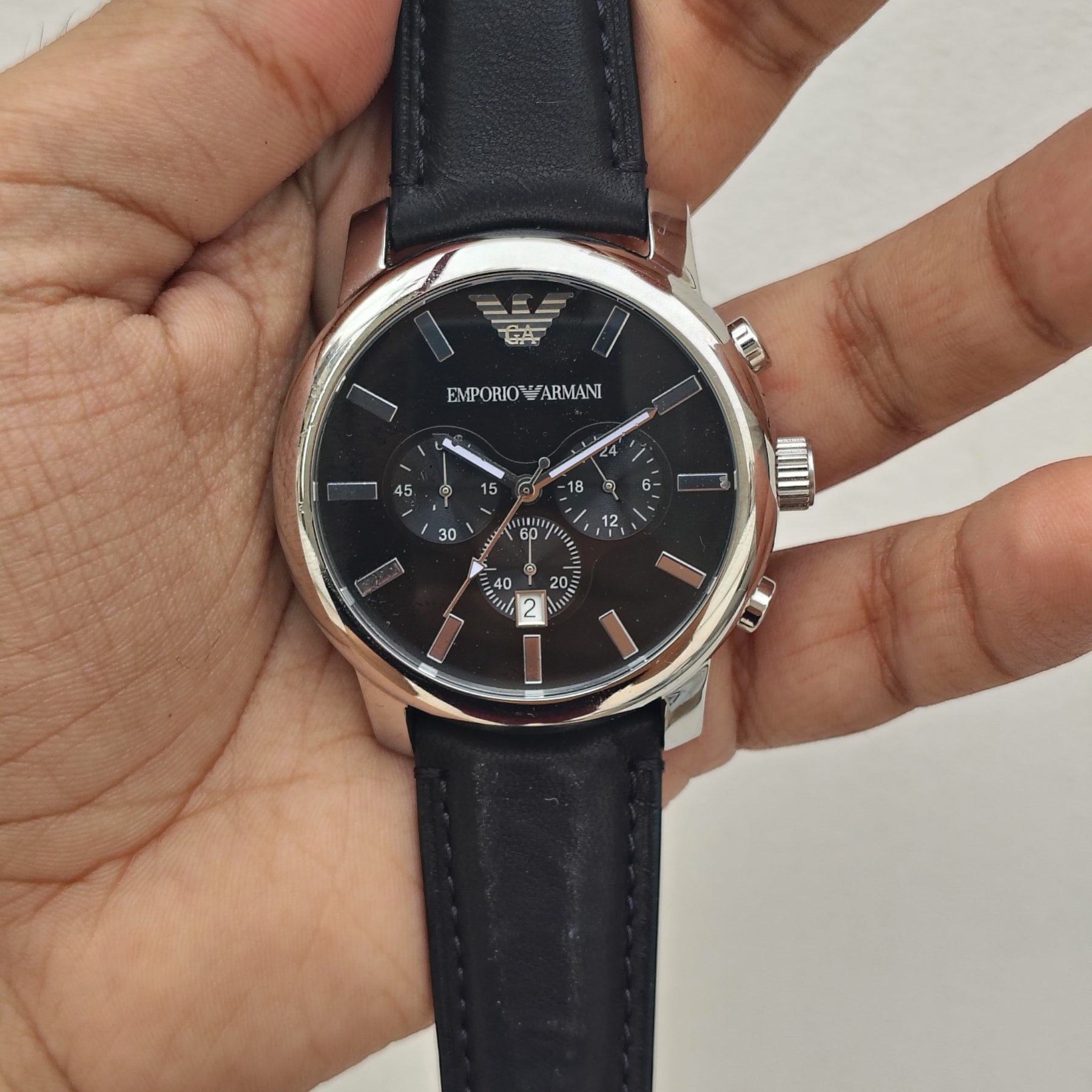 Emporio Armani – Original - AR0431 - Japanese Quartz - 45mm - Men's Watch