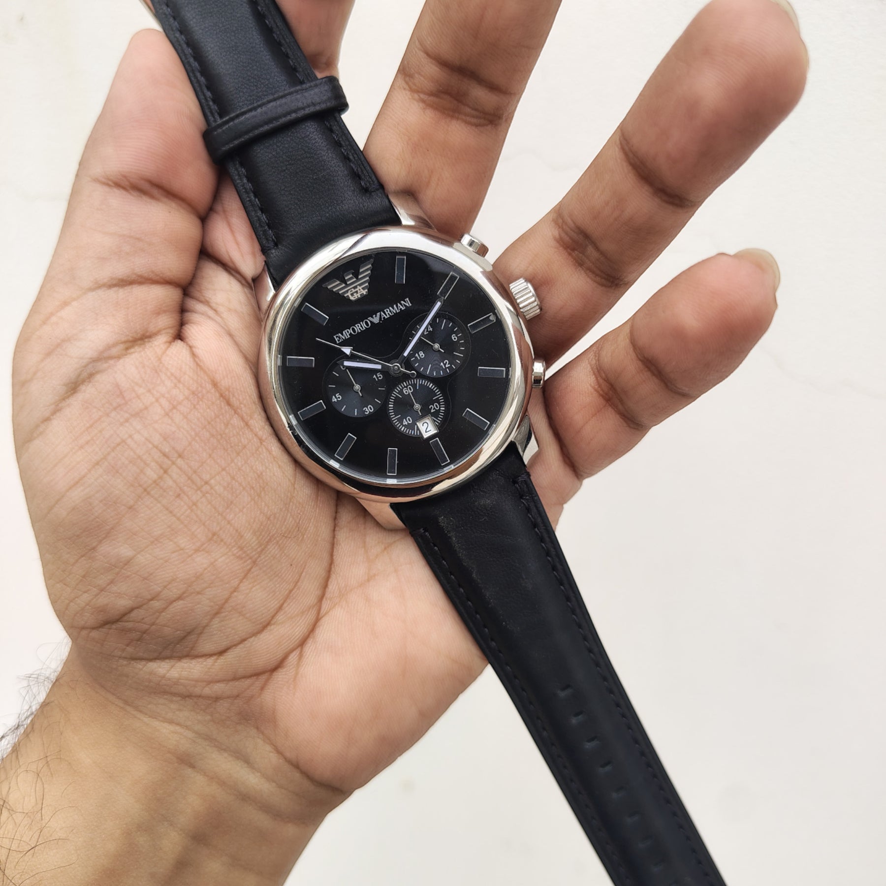 Emporio Armani – Original - AR0431 - Japanese Quartz - 45mm - Men's Watch
