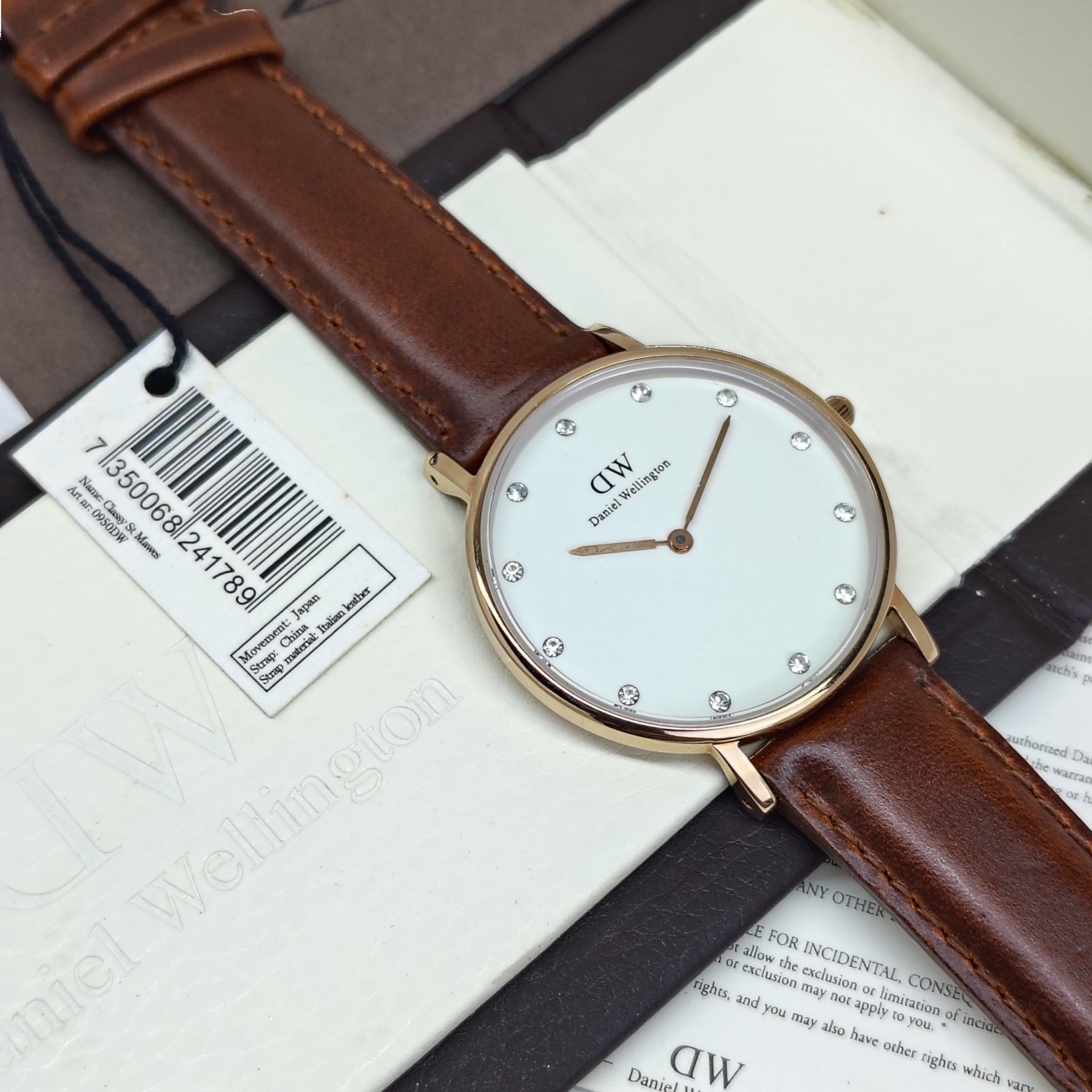 Daniel Wellington – Original/With Tag – 0950DW - Japanese Quartz - 34mm - Women's Watch