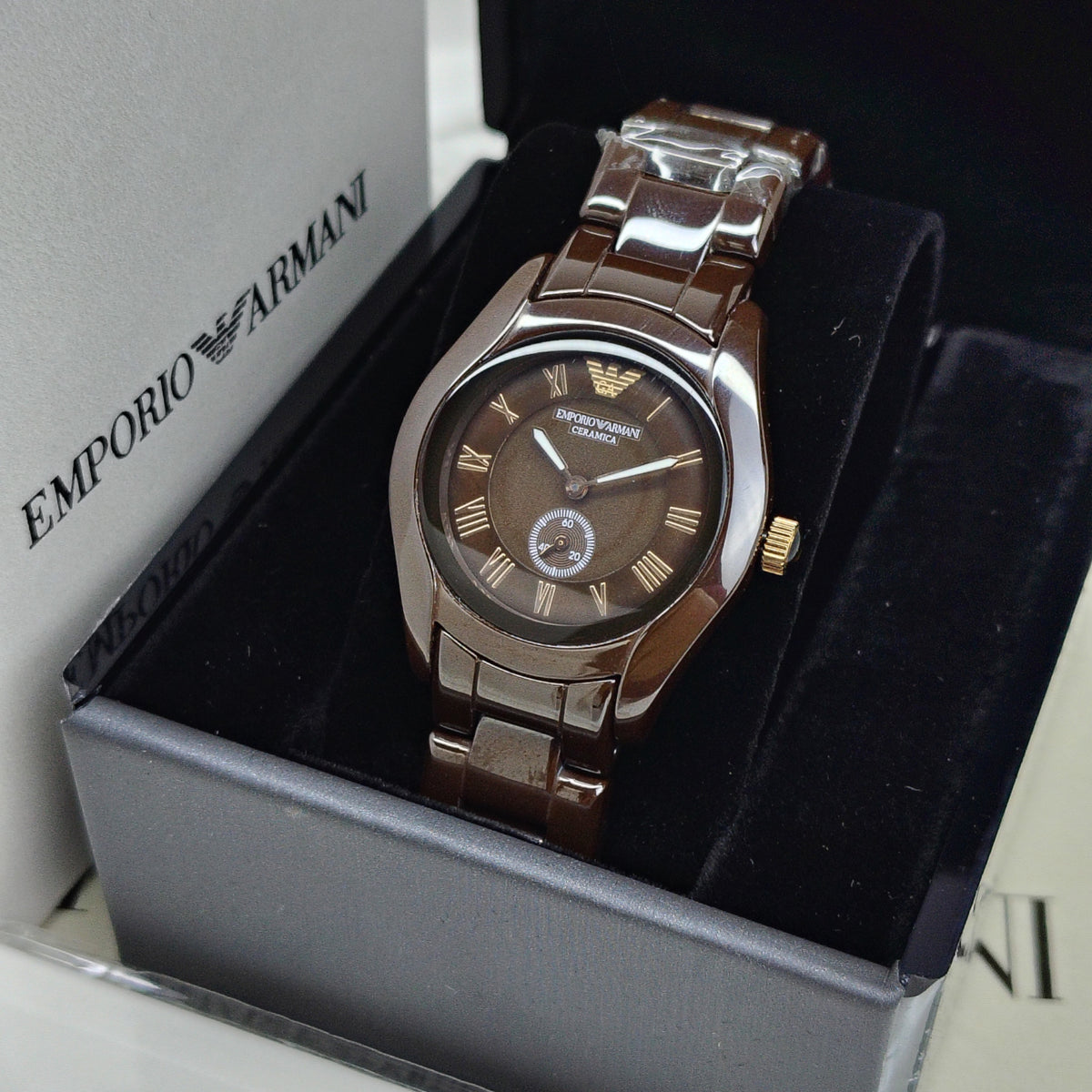 Emporio Armani Ceramica – Original – AR1448 - Japanese Quartz - Women's Watch