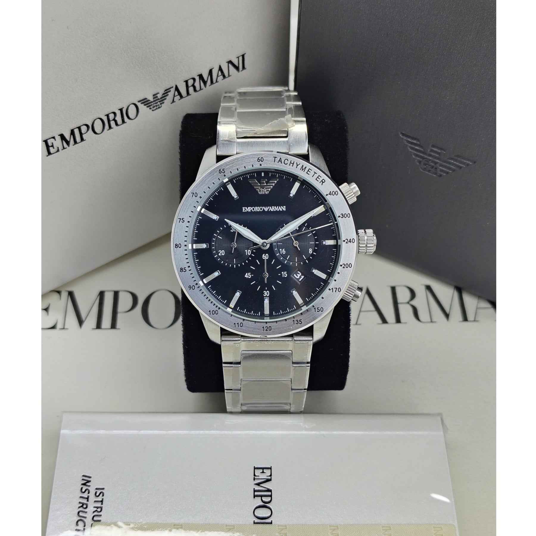 Emporio Armani – Original – AR11241- Japanese Quartz - 43mm - Men's Watch