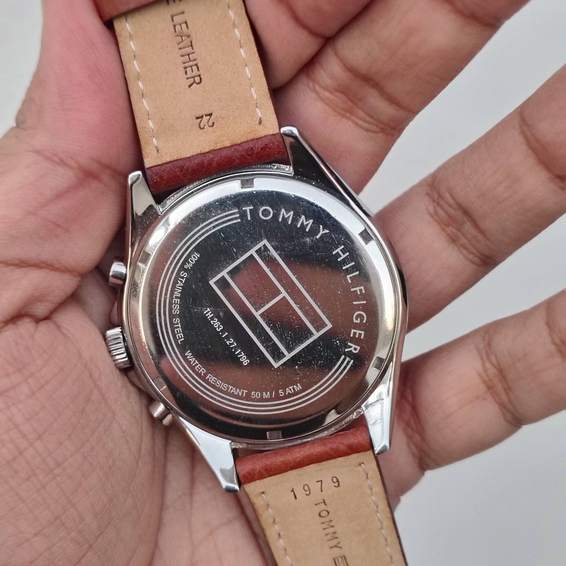 Tommy Hilfiger – Original - Cosmo graph  – Leather Strap – 46mm - Men's Watch.