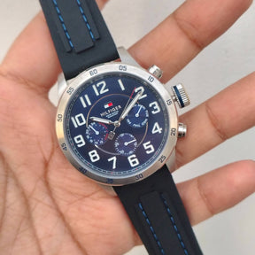 Tommy Hilfiger – Original - Cosmo graph  – Leather Strap – 46mm - Men's Watch.