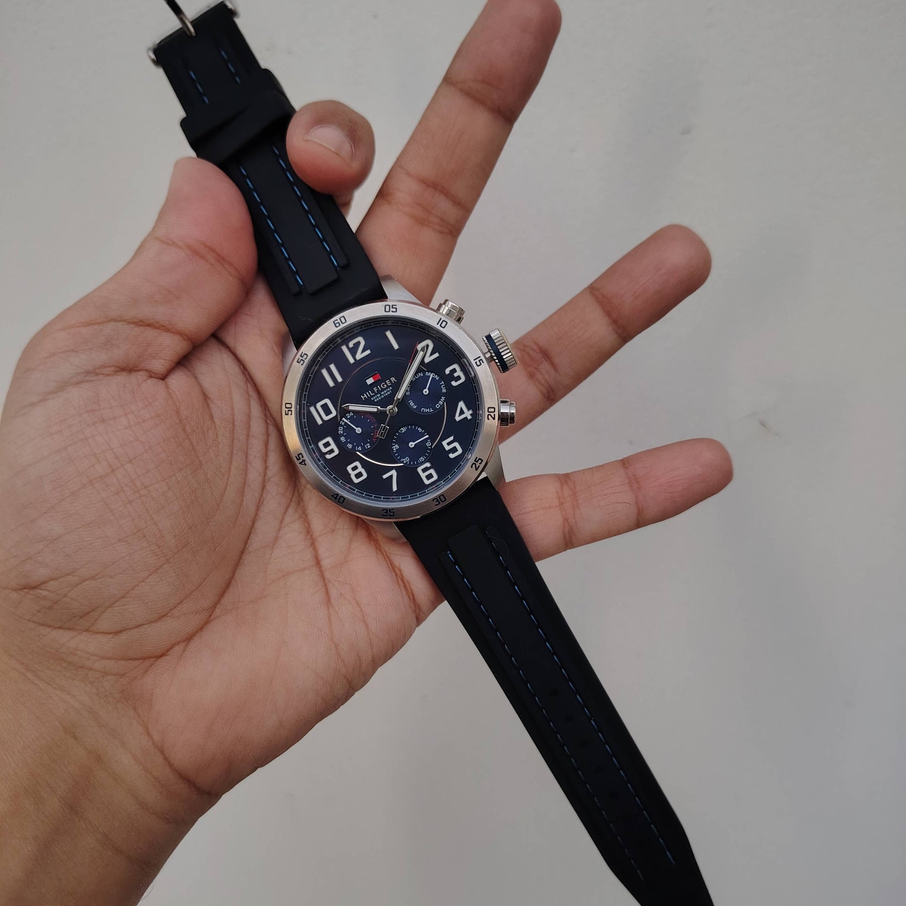 Tommy Hilfiger – Original - Cosmo graph  – Leather Strap – 46mm - Men's Watch.