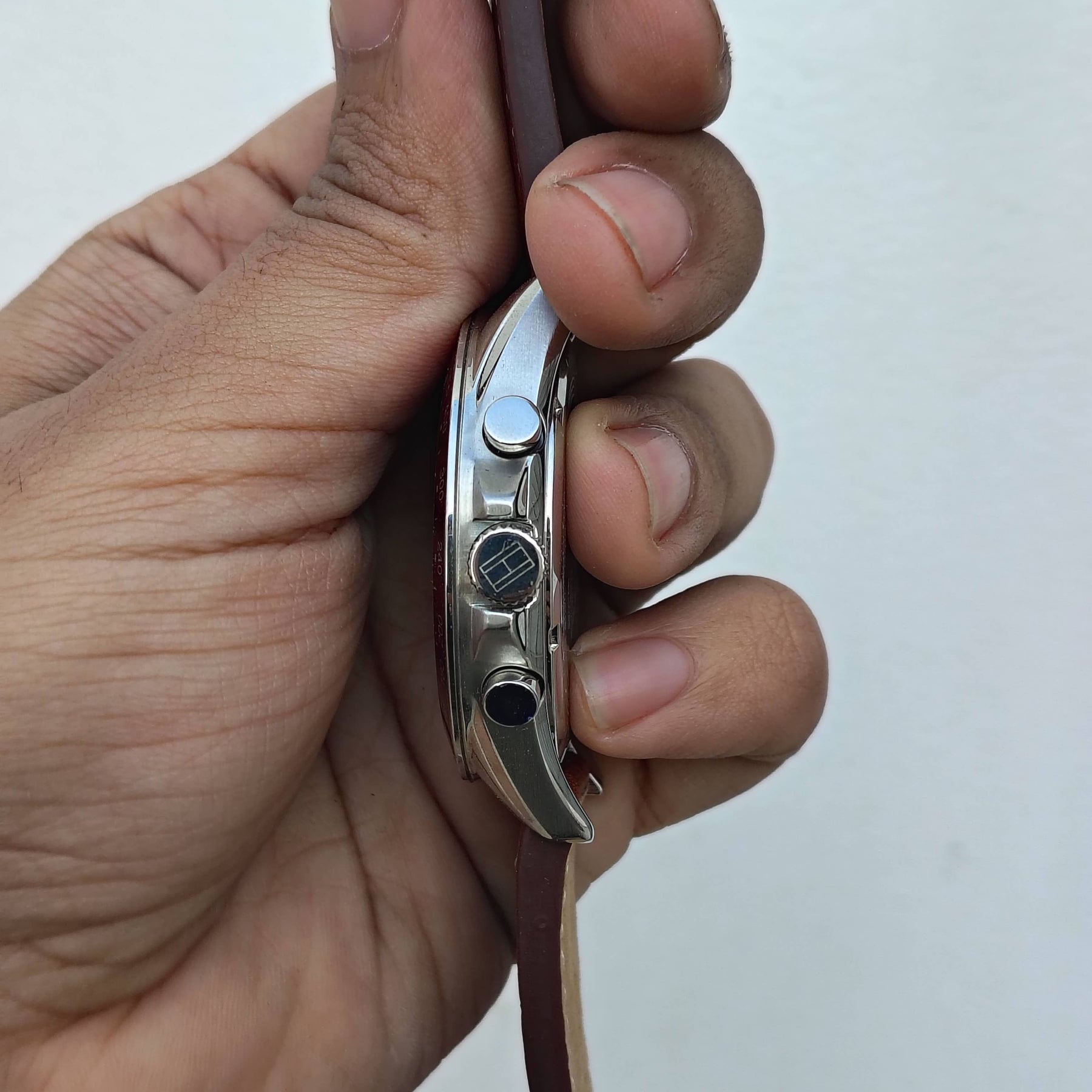 Tommy Hilfiger – Original - Cosmo graph  – Leather Strap – 46mm - Men's Watch.