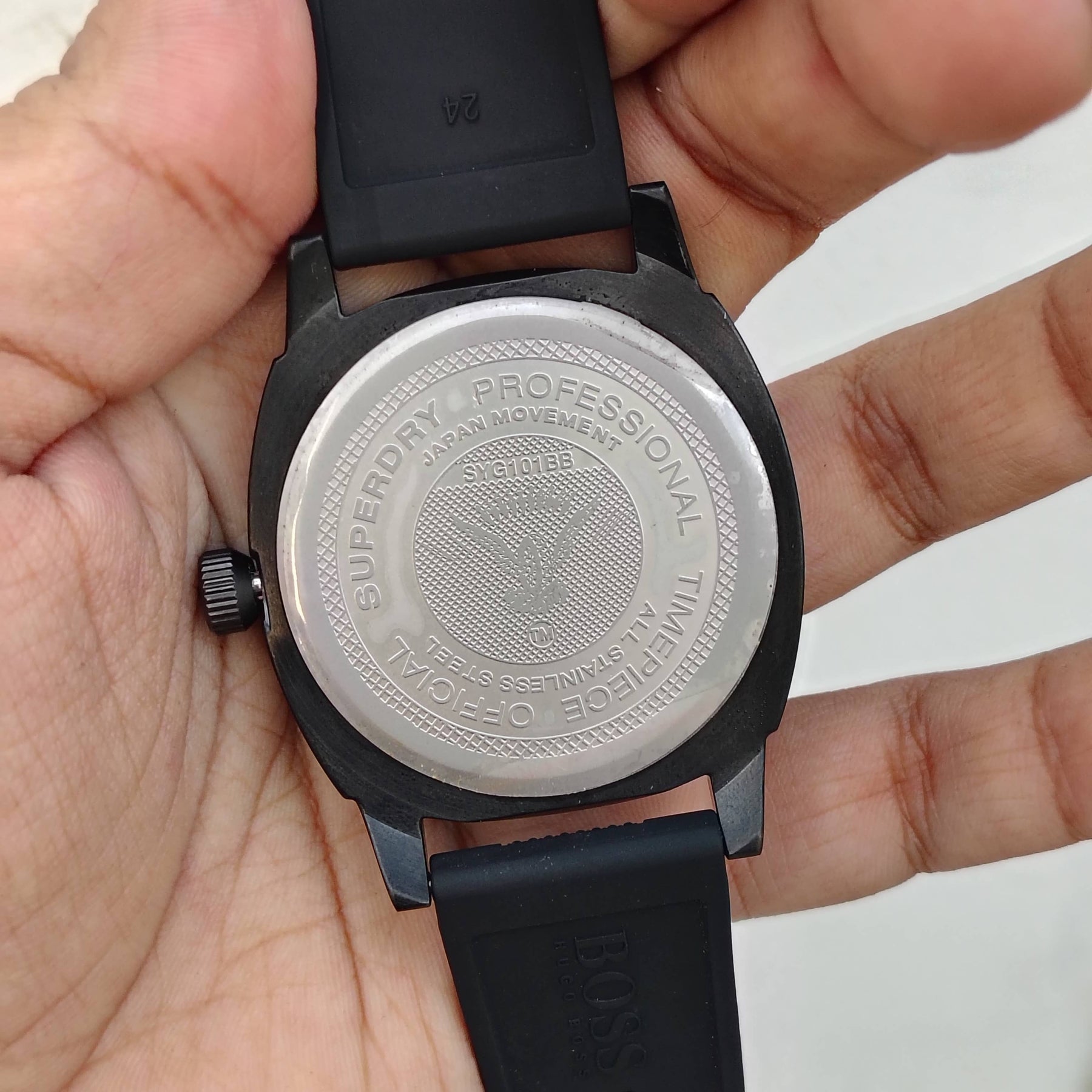 SuperDry - Original - SYG101BB - Japanese Quartz - 45mm - Men's Watch